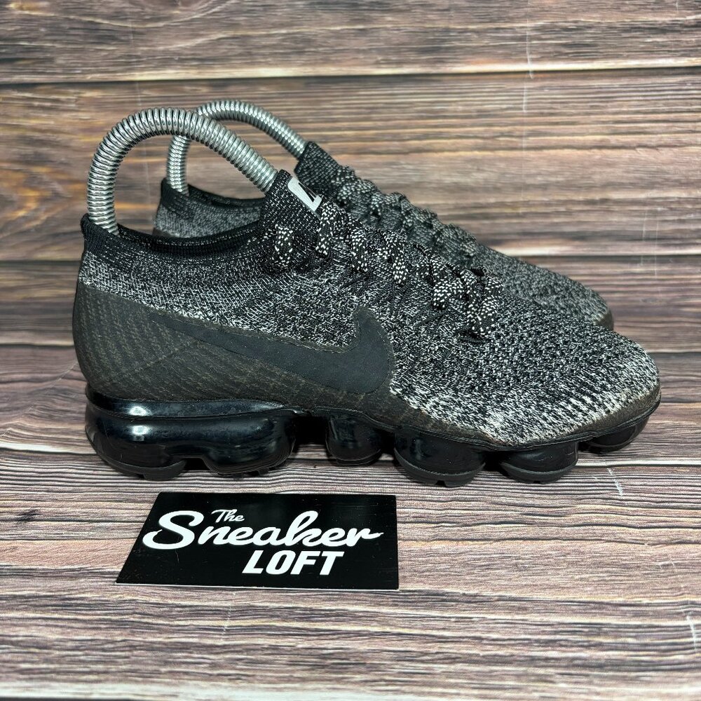 Nike Air VaporMax Flyknit Oreo Women's Athletic‎ Shoes Size 5.5